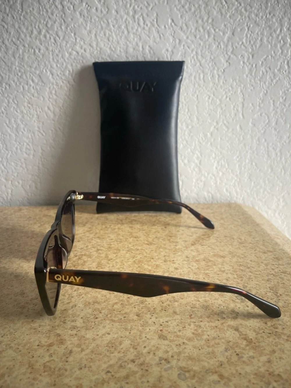 Quay Australia Brown Tortoiseshell Cat-Eye Call The Shots Sunglasses - Picture 4 of 5